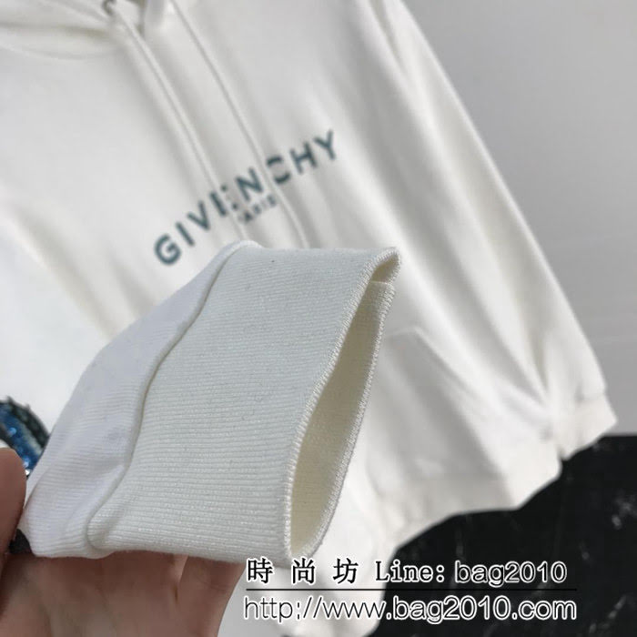GVC紀梵希 18FW官網同步 魔蠍龍紋印花 純棉男款衛衣 ydi1627